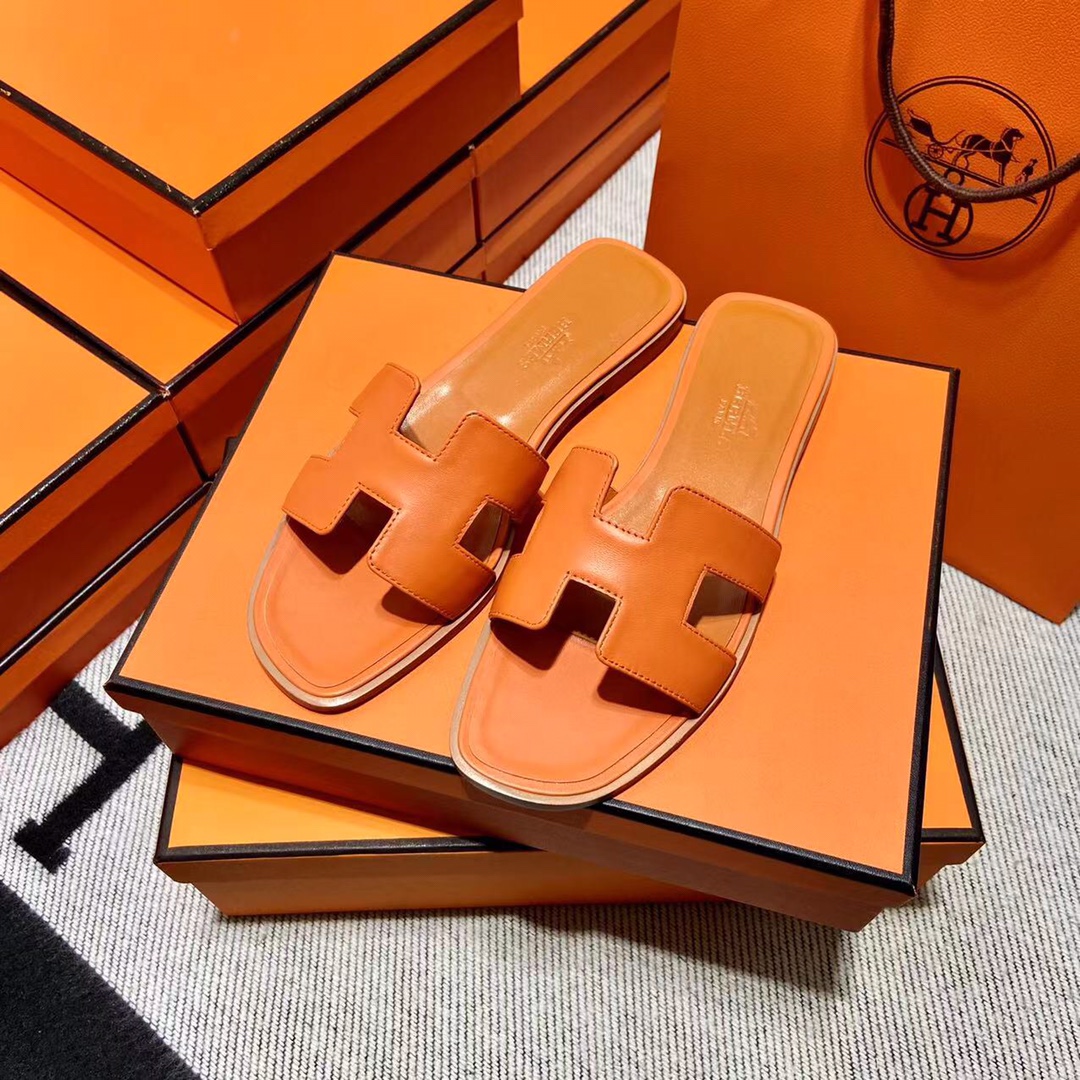 에르메스 올수공 오란 슬리퍼 샌들 스위프트 37